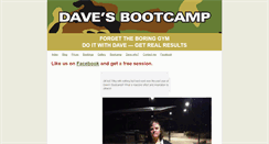 Desktop Screenshot of davesbootcamp.com.au